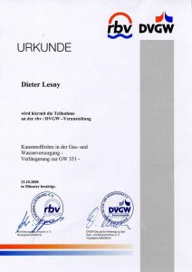 GW 331 - Kunststoffrohre Gas- u. Wasserversorgung